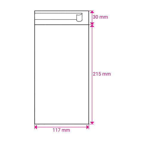 Cello Bags (Non - Header) - CS215117 - Envelopes.co.uk