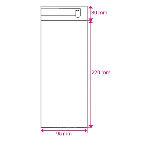 Cello Bags (Non - Header) - CS22095 - Envelopes.co.uk