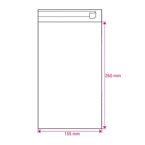 Cello Bags (Non - Header) - CS260155 - Envelopes.co.uk
