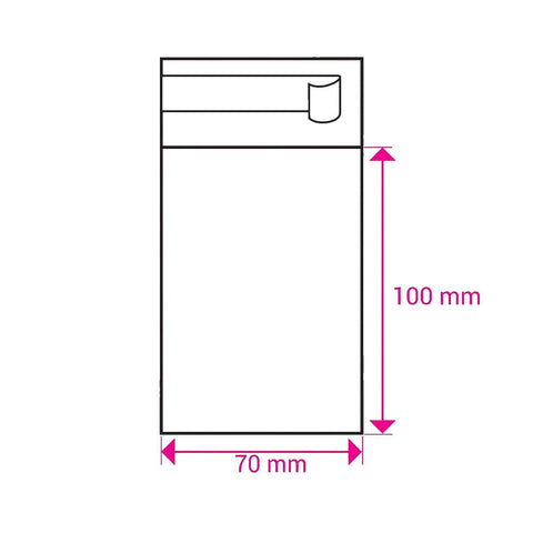 Cello Bags (Non - Header) - CS70100 - Envelopes.co.uk