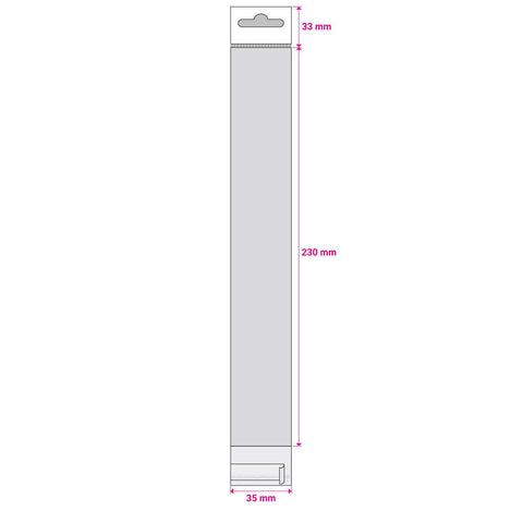 Cello Bags (With Header) - CH23035 - Envelopes.co.uk