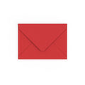 Cherry Red British Made 100gsm Gummed V-Flap Envelope (133 x 184mm)