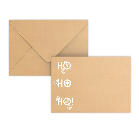 Christmas Ho Ho Ho Envelopes - B02C5 - CH1 - Envelopes.co.uk