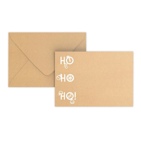 Christmas Ho Ho Ho Envelopes - B02C6 - CH1 - Envelopes.co.uk