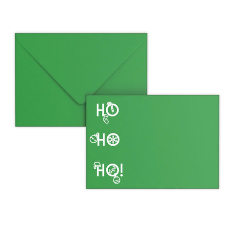 Christmas Ho Ho Ho Envelopes - GCC5DG - CH1 - Envelopes.co.uk