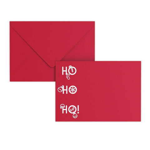 Christmas Ho Ho Ho Envelopes - GCC5DR - CH1 - Envelopes.co.uk
