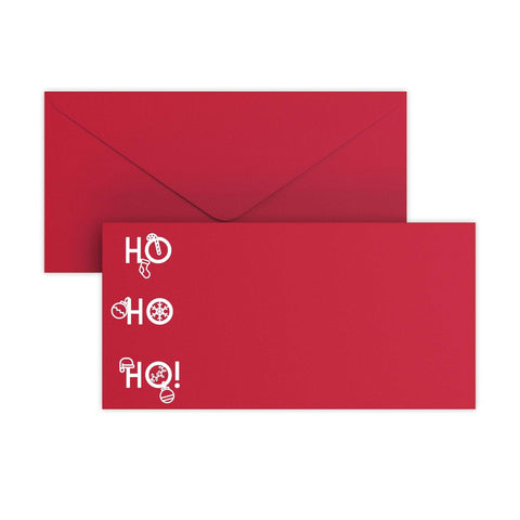 Christmas Ho Ho Ho Envelopes - GCDLDR - CH1 - Envelopes.co.uk