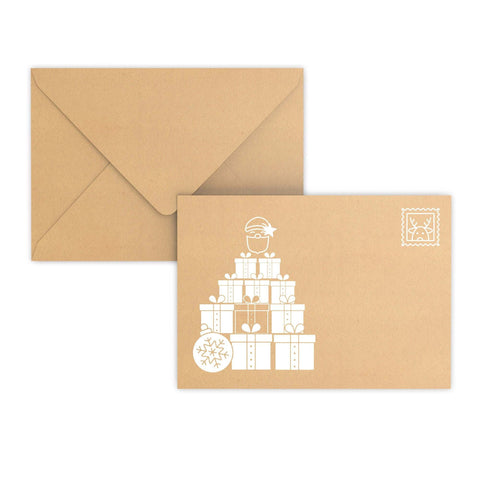 Christmas Santa Clause Envelopes - B02C5 - CH2 - Envelopes.co.uk