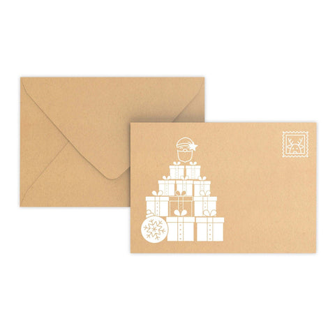 Christmas Santa Clause Envelopes - B02C6 - CH2 - Envelopes.co.uk