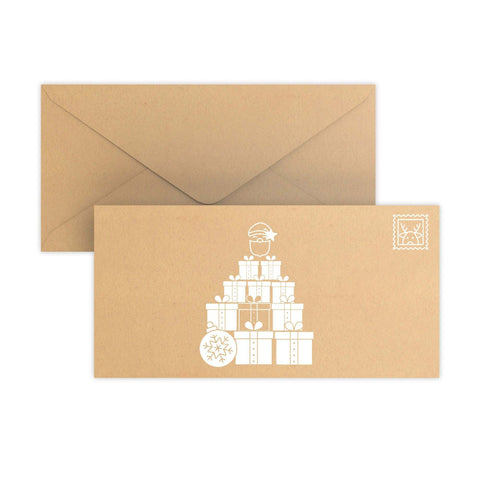 Christmas Santa Clause Envelopes - B02DL - CH2 - Envelopes.co.uk