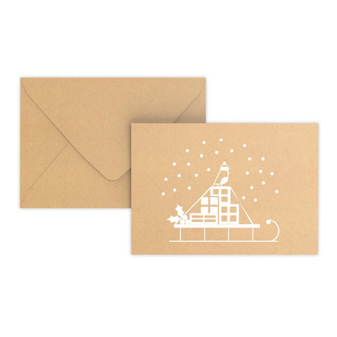 Christmas Snow Sled Envelopes - B02C6 - CH3 - Envelopes.co.uk