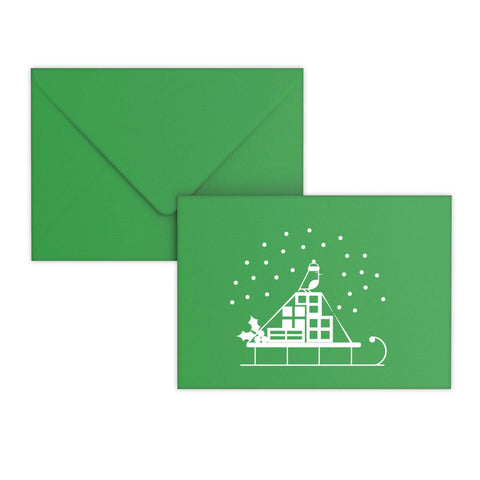 Christmas Snow Sled Envelopes - GCC5DG - CH3 - Envelopes.co.uk