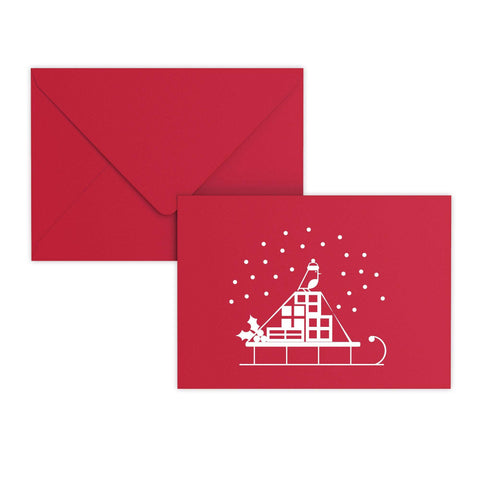 Christmas Snow Sled Envelopes - GCC5DR - CH3 - Envelopes.co.uk