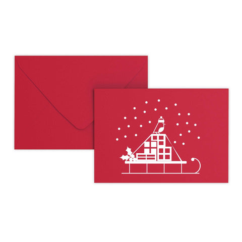 Christmas Snow Sled Envelopes - GCC6DR - CH3 - Envelopes.co.uk
