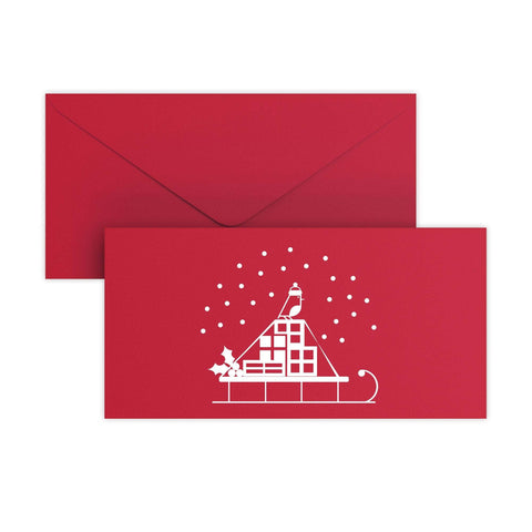 Christmas Snow Sled Envelopes - GCDLDR - CH3 - Envelopes.co.uk