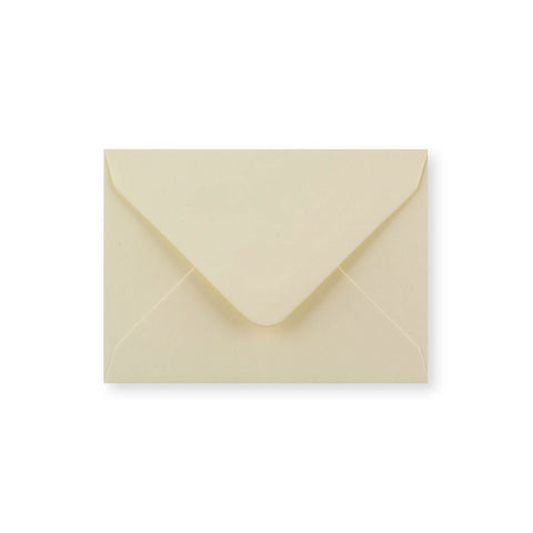 Cream Coloured Gummed V - Flap 100gsm Envelope (82 x 113mm) - J0982 - Envelopes.co.uk