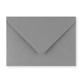 Dark Grey 120gsm Gummed V-Flap Greeting Card Envelope (125 x 175mm)