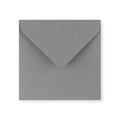 Dark Grey 120gsm Gummed V-Flap Greeting Card Envelope (130 x 130mm)