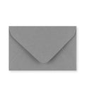 Dark Grey 120gsm Gummed V-Flap Greeting Card Envelope (62 x 94mm)