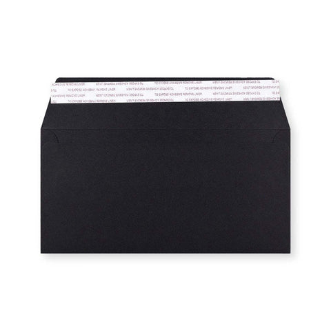 DL Black Envelope (110 x 220mm) - PLW110220B - Envelopes.co.uk