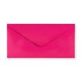 DL Fuschia Pink 100gsm Gummed V-Flap Envelope (110 x 220mm)