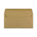 DL Manila Brown 80gsm Gummed Envelope (102 x 216mm)