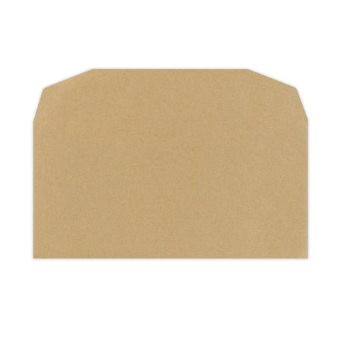 DL Manila Brown Business 80gsm Gummed Envelope (110 x 220mm) - 200 - Envelopes.co.uk