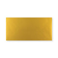DL Metallic Gold 100gsm Gummed V-Flap Envelope (110 x 220mm)