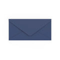 DL Navy Blue British Made 120gsm Gummed V-Flap Envelope (110 x 220mm)