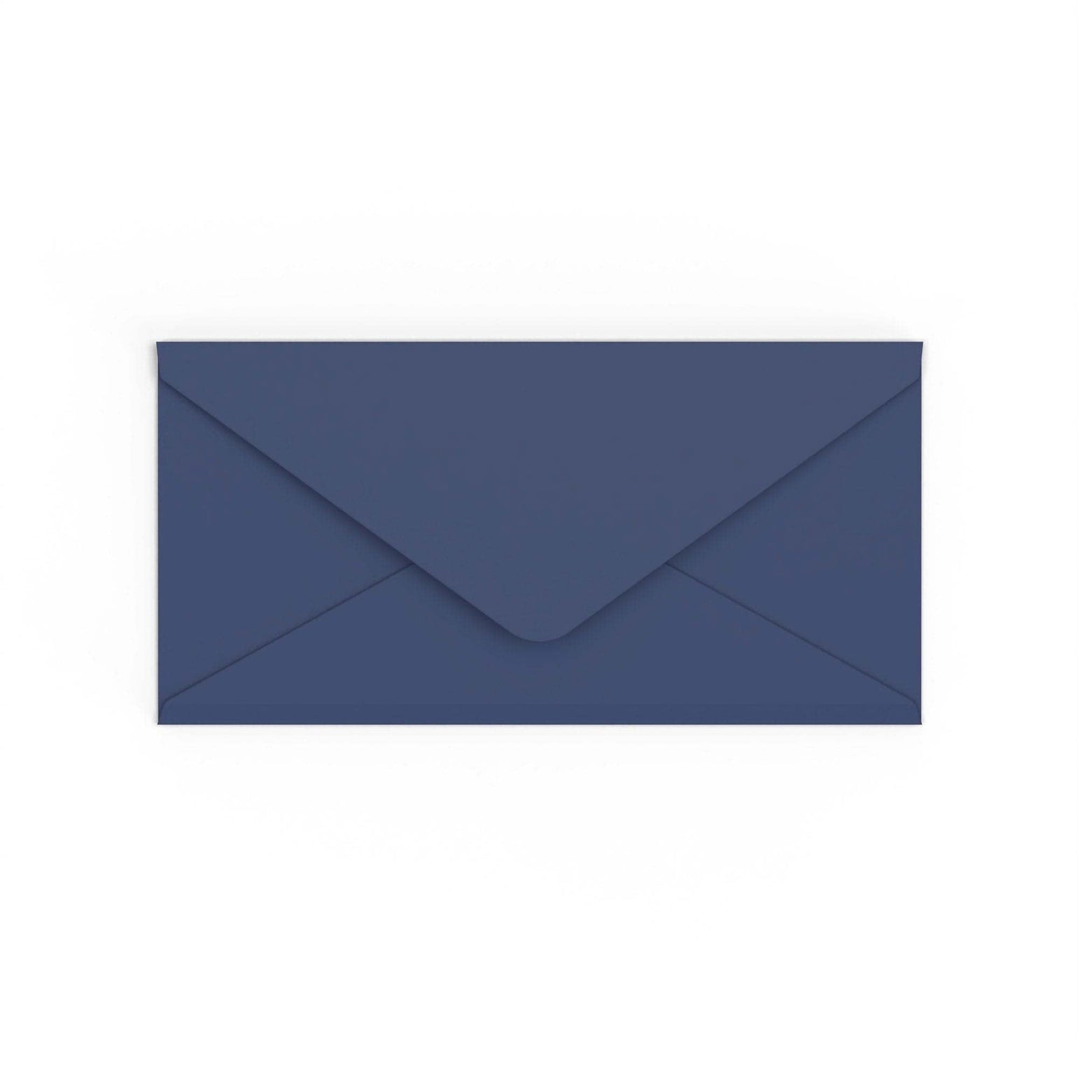 DL Navy Blue British Made 120gsm Gummed V-Flap Envelope (110 x 220mm ...