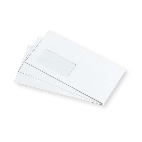DL White 110gsm Gummed Lined Envelope (110 x 220mm) - PDK8577064 - Envelopes.co.uk