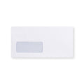 DL White Self Seal 110gsm Window Envelope (110 x 220mm)