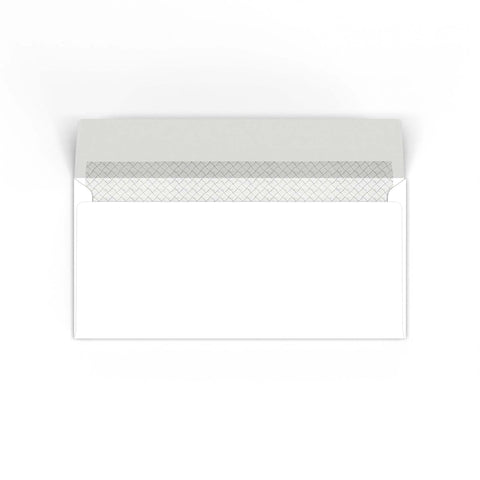 DL White Opaque Business 100gsm Peel & Seal Envelope (110 x 220mm) - 218B - Envelopes.co.uk