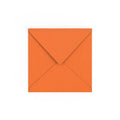 Flame Orange British Made 100gsm Gummed V-Flap Envelope (155 x 155mm)