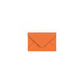 Flame Orange British Made 100gsm Gummed V-Flap Envelope (62 x 94mm)