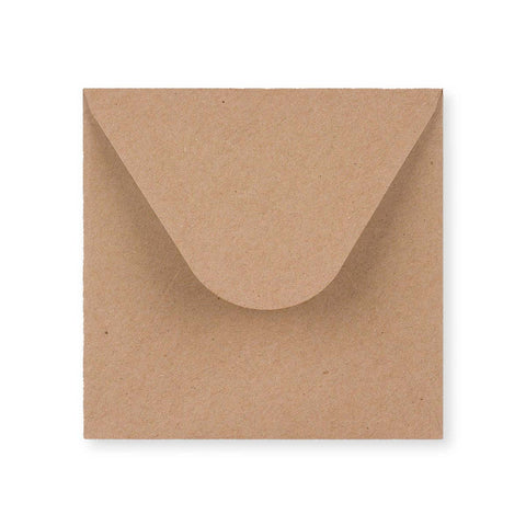 Fleck 125gsm Recycled Gummed V - Flap Envelope (130 x 130mm) - B03130 - Envelopes.co.uk