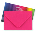 Fuschia Pink 100gsm Gummed V-Flap Greeting Card Envelope (62 x 94mm)