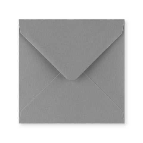 Grey 120gsm Gummed Greeting Card Envelope (140 x 140mm) - DGREY140 - Envelopes.co.uk