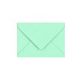 Mint Green British Made 100gsm Gummed V-Flap Envelope (133 x 184mm)