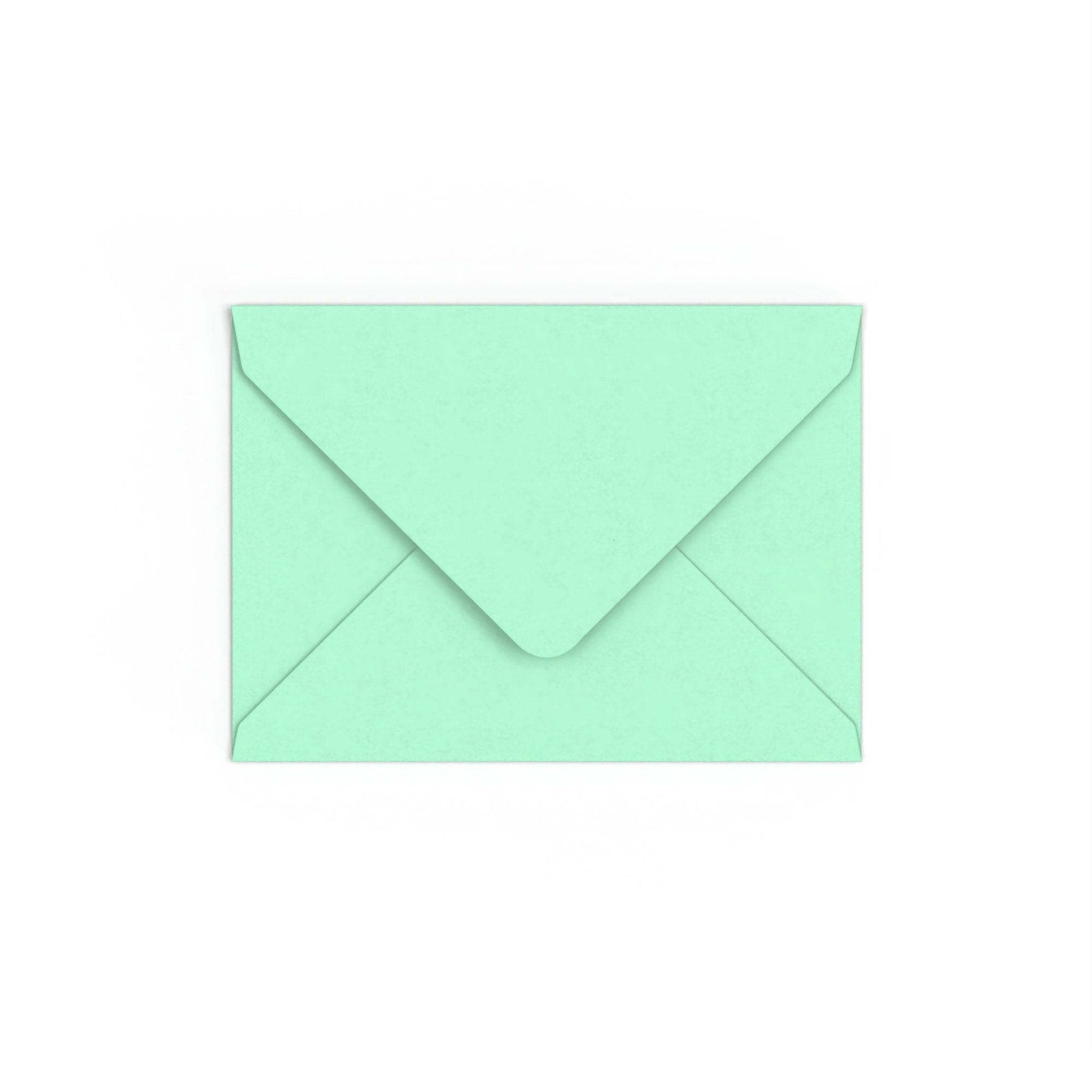 Jade Green British Made 100gsm Gummed V-Flap Envelope (133 x 184mm ...
