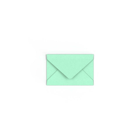 Jade Green British Made 100gsm Gummed V - Flap Envelope (62 x 94mm) - CU62MI - Envelopes.co.uk