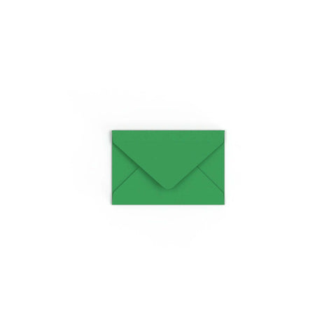Kelly Green British Made 100gsm Gummed Envelope (62 x 94mm) - CU62KGR - Envelopes.co.uk