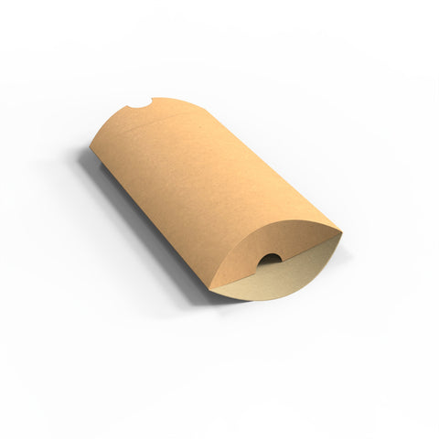 Kraft Pillow Boxes - PB110K - Envelopes.co.uk