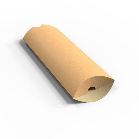 Kraft Pillow Boxes - PB110K - Envelopes.co.uk