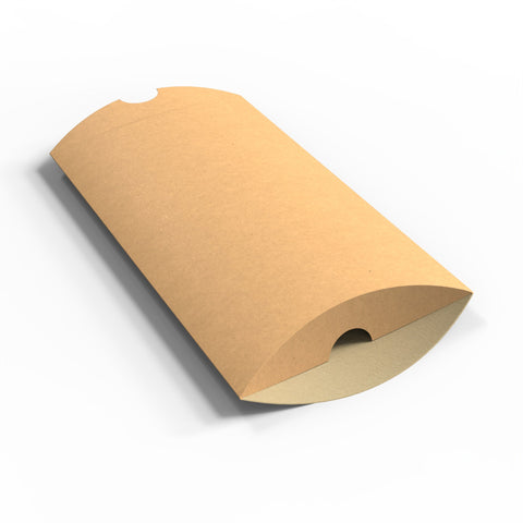 Kraft Pillow Boxes - PB114K - Envelopes.co.uk