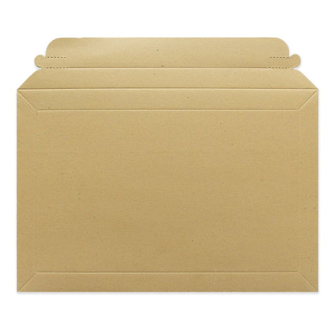 Manila Brown 270gsm Peel & Seal Rigid Board Mailers Envelope (194 x 292mm) - CBM194292M - 300 - Envelopes.co.uk