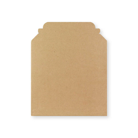 Manila Brown 300gsm Peel & Seal Rigid Board Mailers Envelope (180 x 180mm) - CFM180180M - Envelopes.co.uk