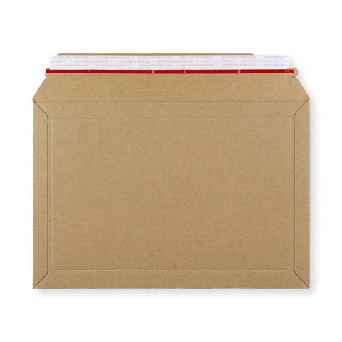 Manila Brown 300gsm Peel & Seal Rigid Board Mailers Envelope (194 x 292mm) - CFM194292M - Envelopes.co.uk