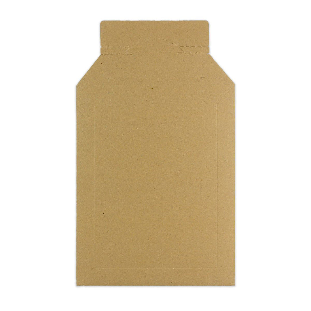 Manila Brown 320gsm Peel & Seal Rigid Board Mailers Envelope (265 x ...