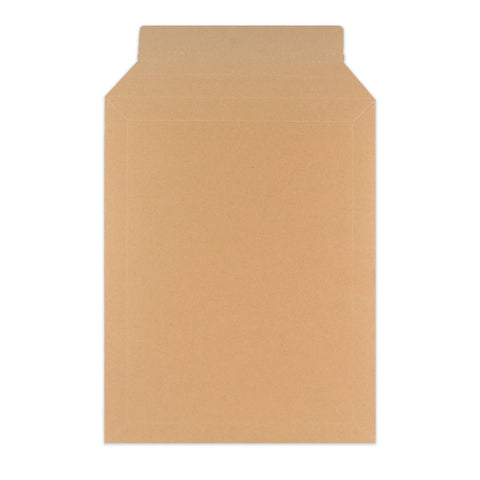 Manila Brown 400gsm Peel & Seal Rigid Board Mailers Envelope (345 x 245mm) - EP01404 - Envelopes.co.uk